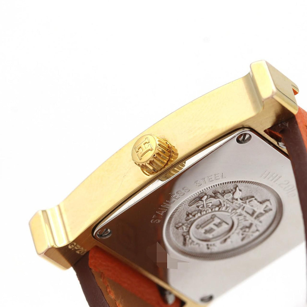 Hermes Watch Quartz Gold — view 3