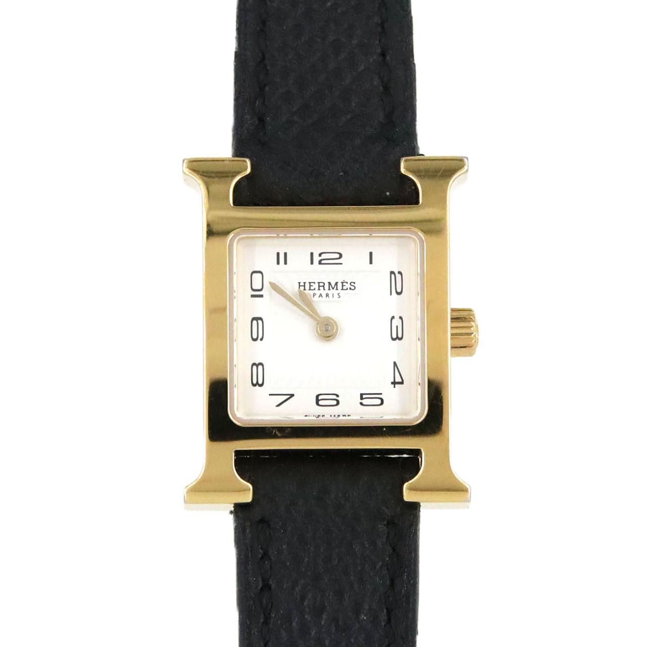 Hermes Watch Quartz Gold