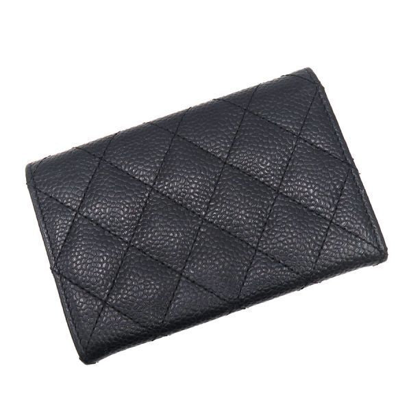 Chanel Quilted Caviar Card Case — view 2