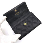Chanel Quilted Caviar Card Case — view 3
