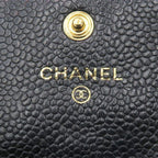 Chanel Quilted Caviar Card Case — view 9