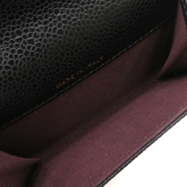 Chanel Quilted Caviar Card Case — view 3