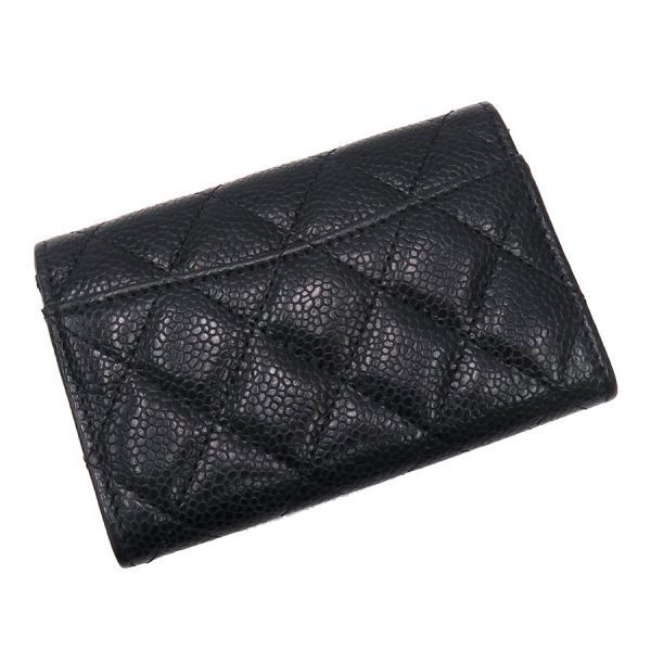 Chanel Quilted Caviar Card Case — view 2