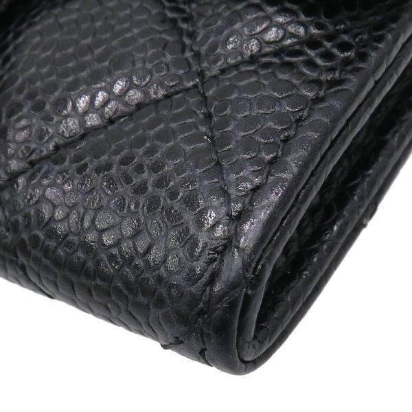 Chanel Quilted Caviar Card Case — view 9