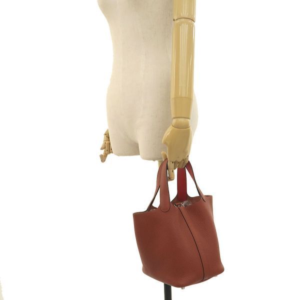 Hermes Picotin Lock PM Eclat Clutch — view 9