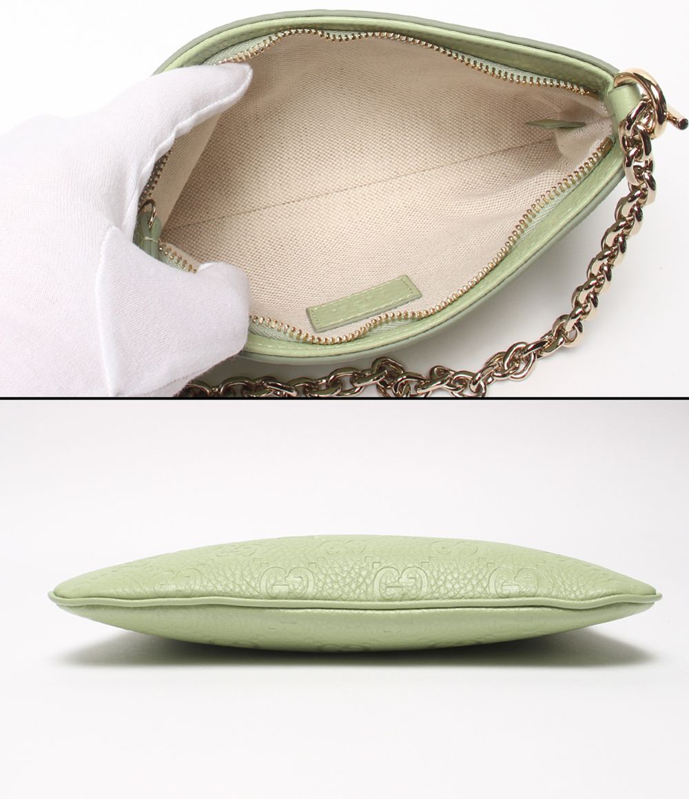 Gucci Chain Shoulder Bag Crossbody Guccissima — view 3