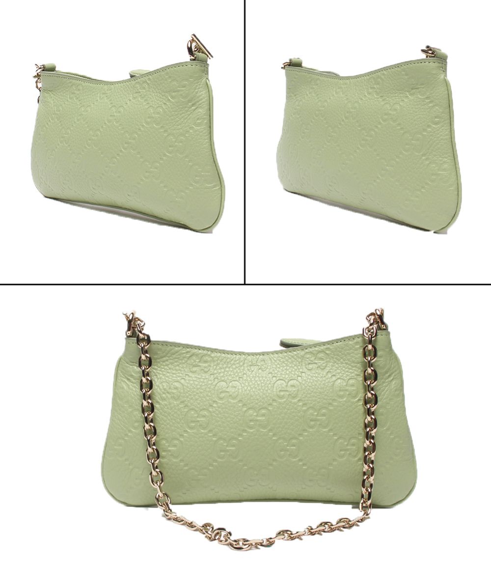 Gucci Chain Shoulder Bag Crossbody Guccissima — view 2