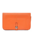 Hermes Bifold Wallet Silver Dogon GM