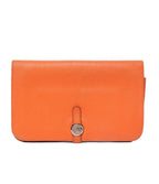 Hermes Bifold Wallet Silver Dogon GM