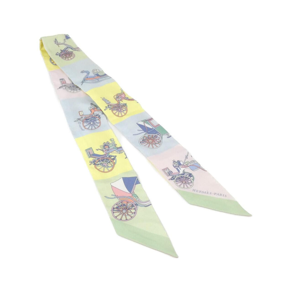 Hermes Voitures Exquises Twilly Scarf