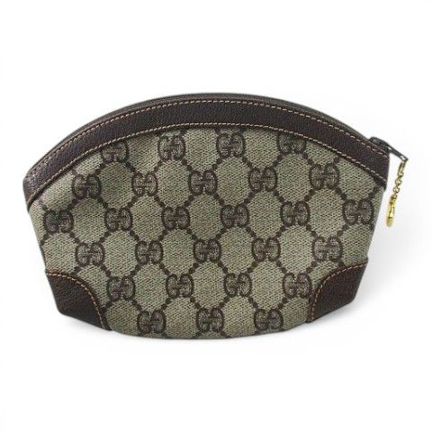 Gucci GG Supreme Canvas Pouch Beige — view 4