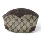 Gucci GG Supreme Canvas Pouch Beige