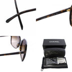 Chanel CC Logo Sunglasses Tortoiseshell Pattern Brown TK Eyewear — view 9