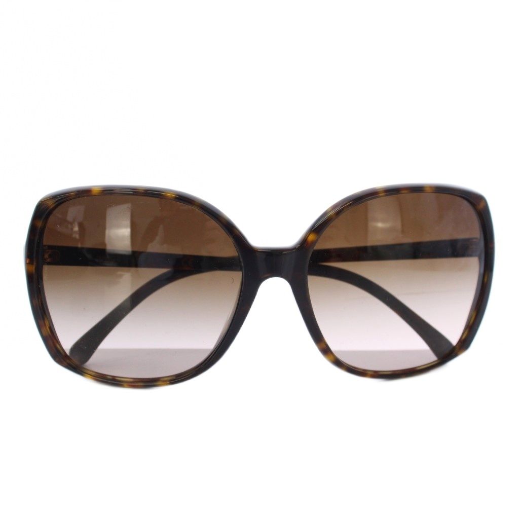 Chanel CC Logo Sunglasses Tortoiseshell Pattern Brown TK Eyewear