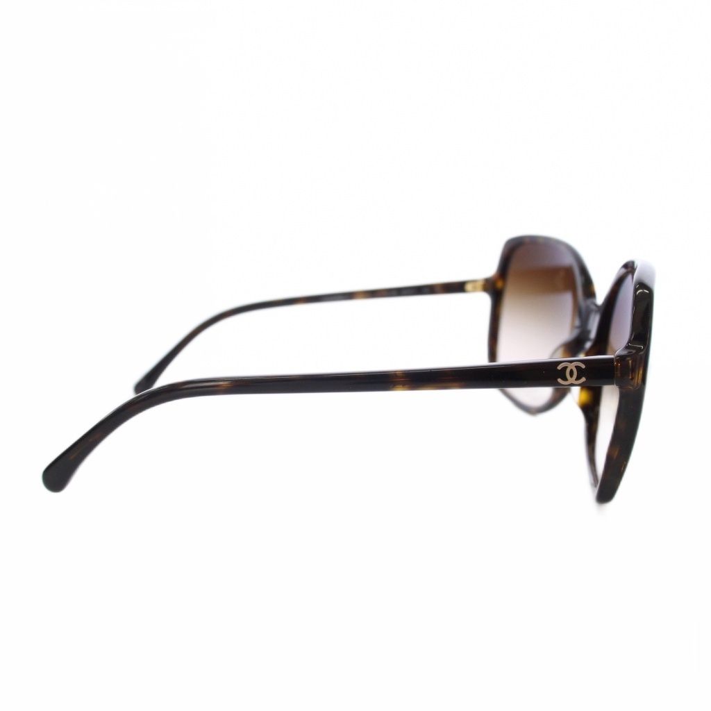 Chanel CC Logo Sunglasses Tortoiseshell Pattern Brown TK Eyewear — view 2