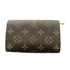 Louis Vuitton Portefeuille Tresor Monogram Wallet Bifold Coin Purse Brown — view 2