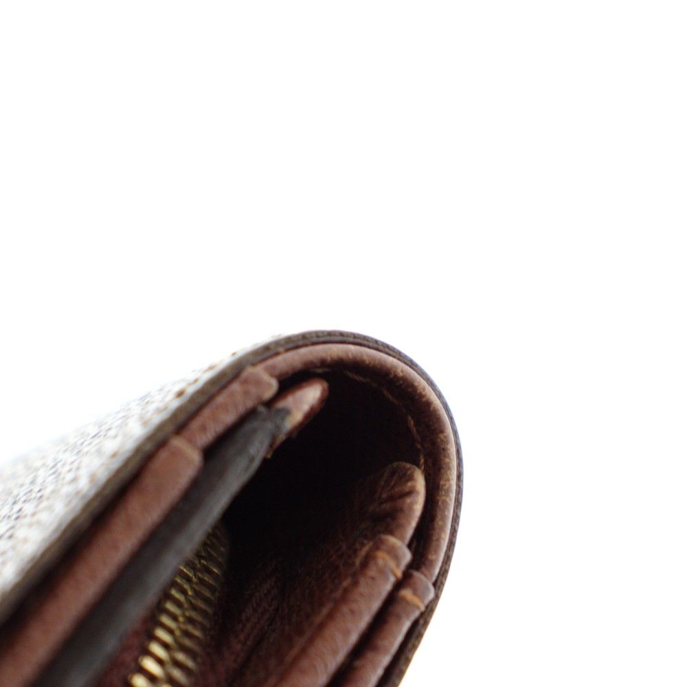 Louis Vuitton Portefeuille Tresor Monogram Wallet Bifold Coin Purse Brown — view 9
