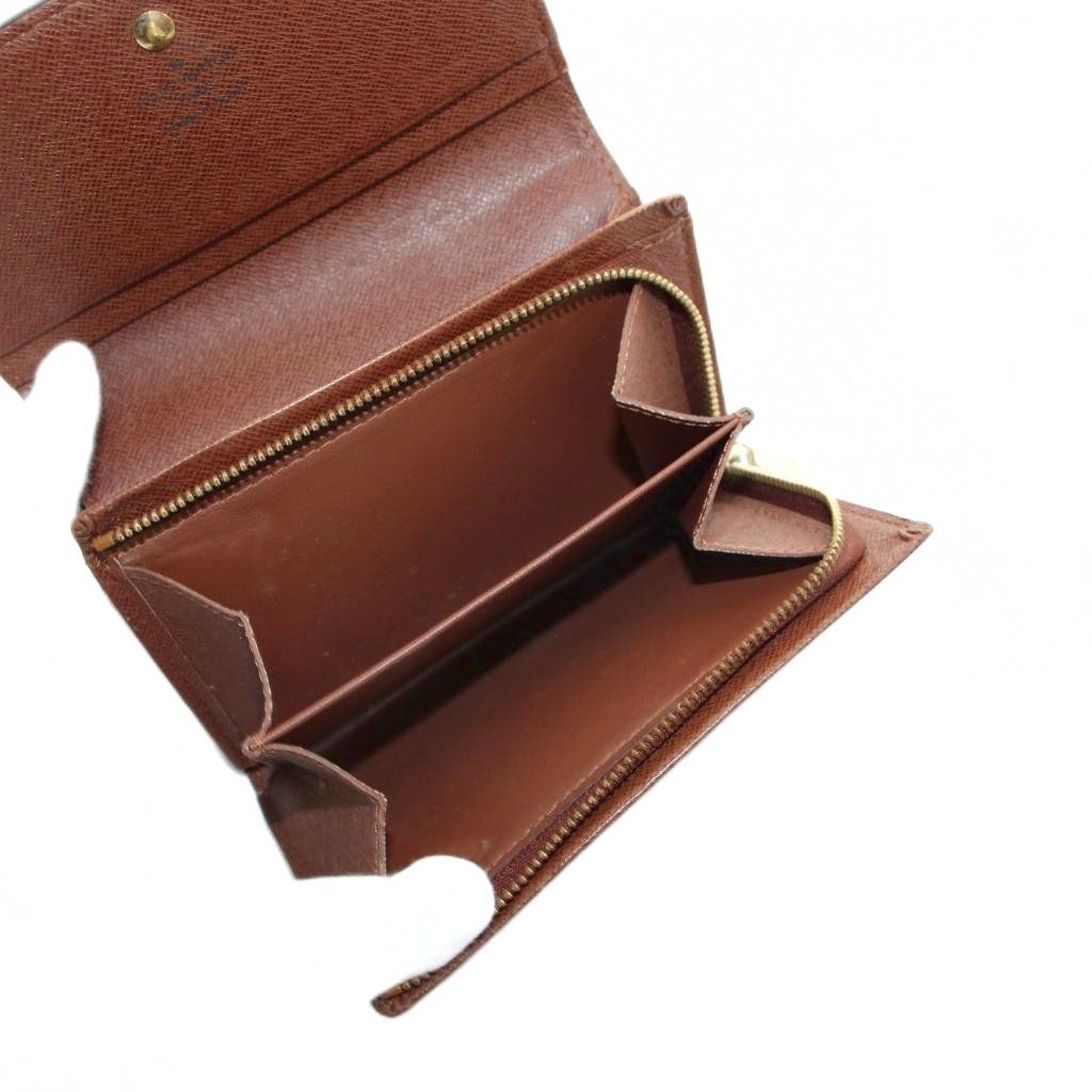 Louis Vuitton Portefeuille Tresor Monogram Wallet Bifold Coin Purse Brown — view 6