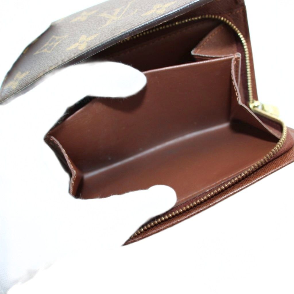 Louis Vuitton Portefeuille Tresor Monogram Wallet Bifold Coin Purse Brown — view 7