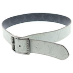 Louis Vuitton Ceinture Reverso Monogram Reversible Leather Belt White Black — view 5