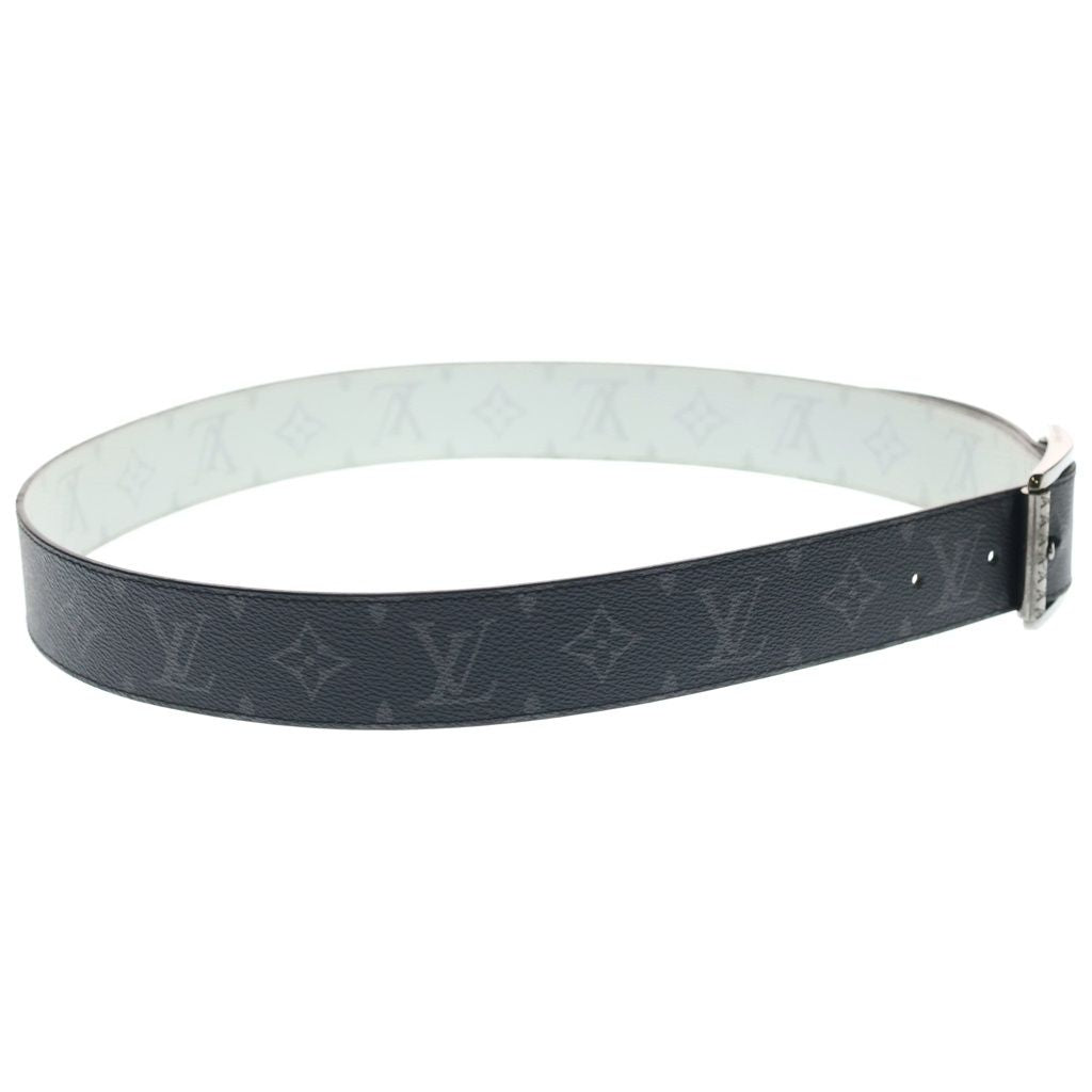 Louis Vuitton Ceinture Reverso Monogram Reversible Leather Belt White Black — view 3
