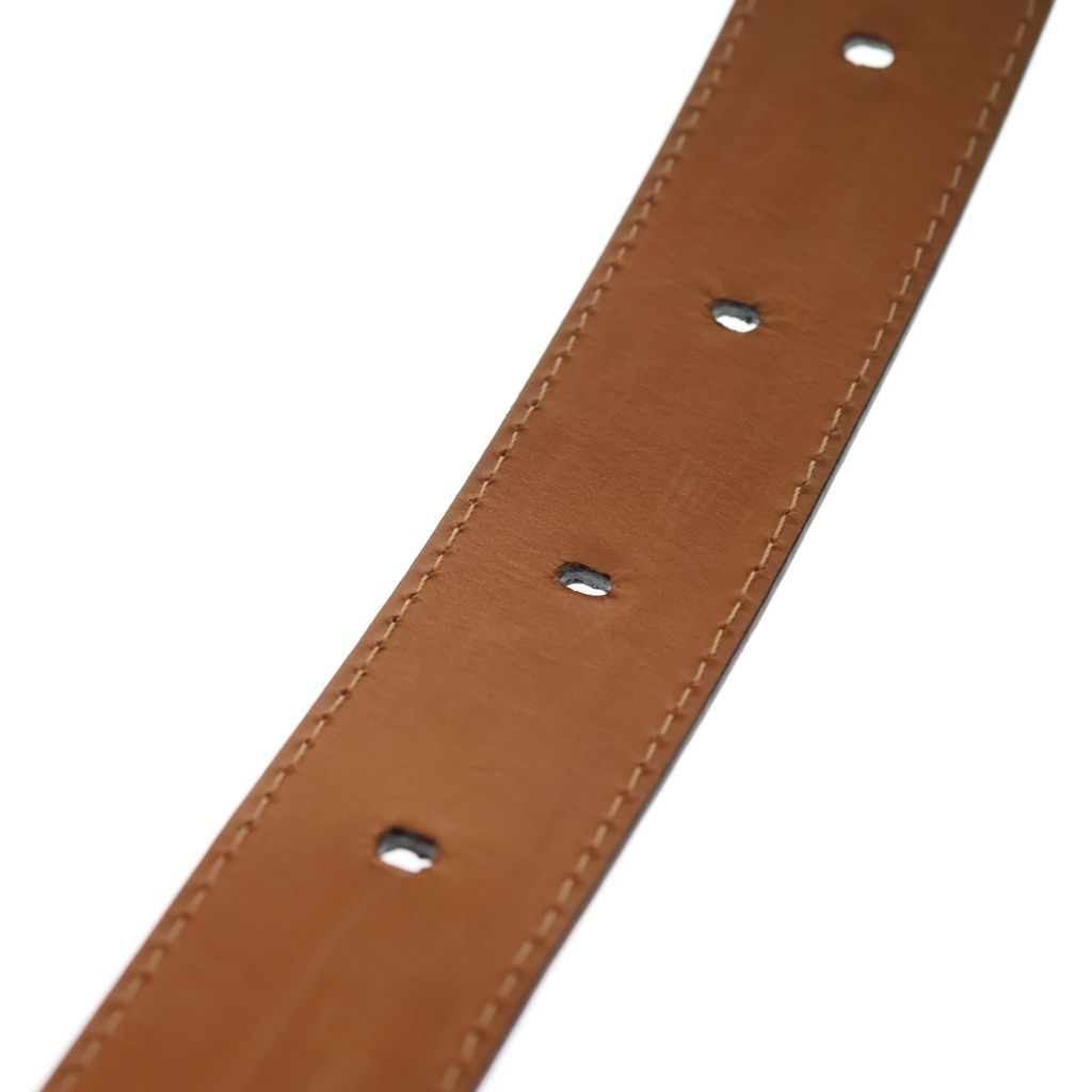Louis Vuitton Ceinture Ellipse Monogram Leather Belt Brown Gold — view 5
