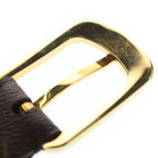 Louis Vuitton Ceinture Ellipse Monogram Leather Belt Brown Gold — view 6
