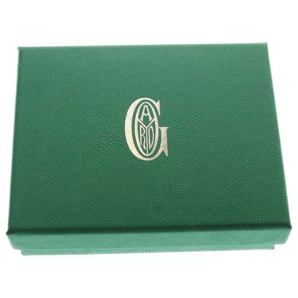 Goyard Card Case Business Holder Green Leather — view 6