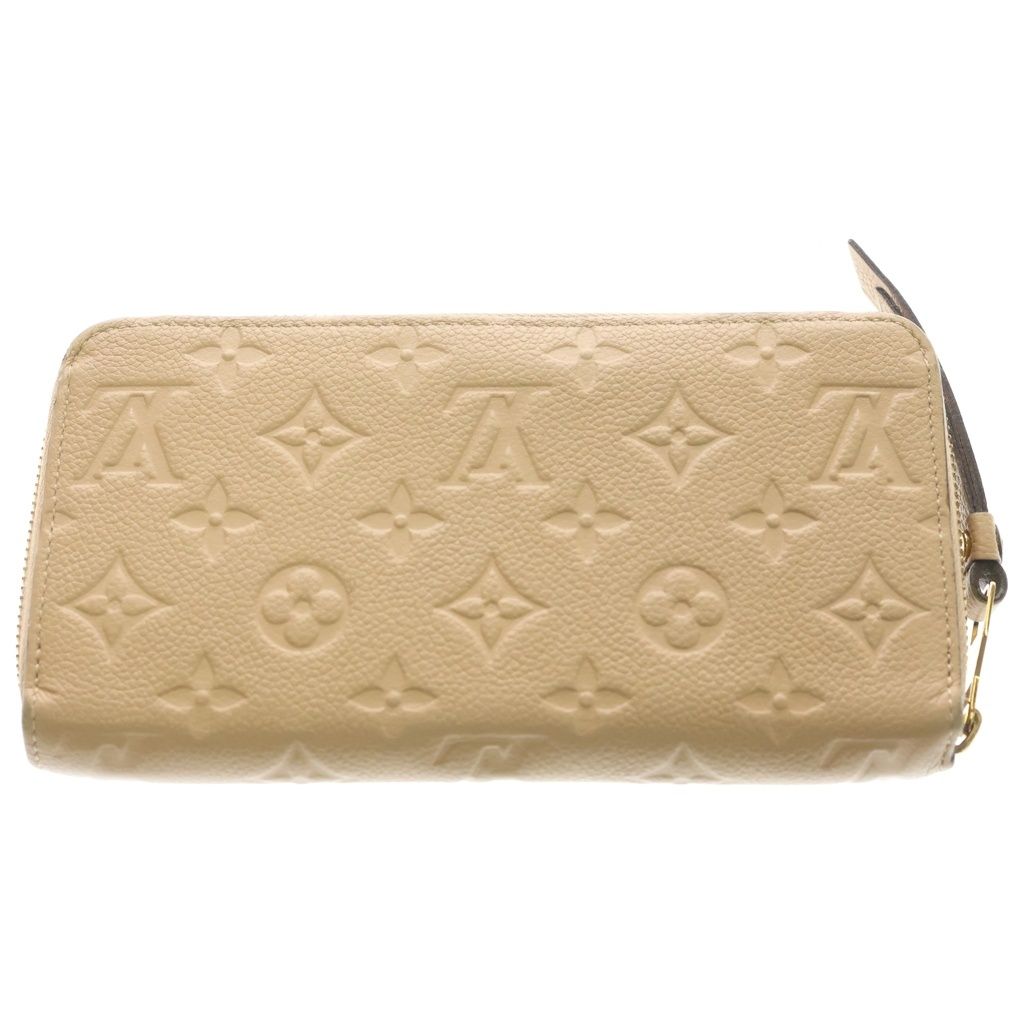 Louis Vuitton Monogram Empreinte Zippy Wallet Tourterelle Leather Beige — view 2