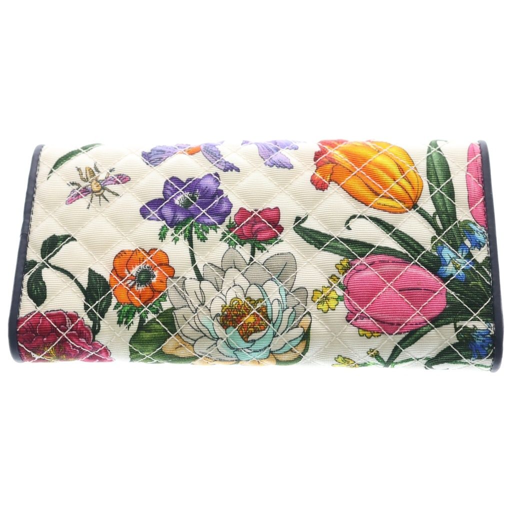 Gucci GG Marmont Flora Wallet Leather Canvas — view 2