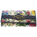 Gucci GG Marmont Flora Wallet Leather Canvas