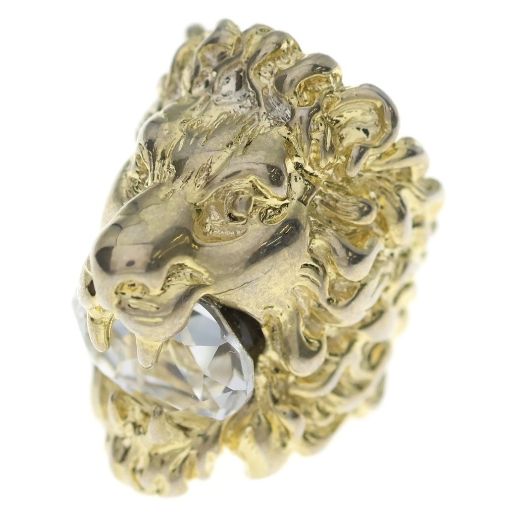 Gucci Lion Head Ring Gold