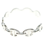 Hermes Chaine D'ancre Bangle Bracelet Silver — view 4