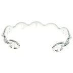 Hermes Chaine D'ancre Bangle Bracelet Silver — view 2