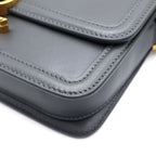 Saint Laurent Paris Solferino Small Mini Shoulder Bag Gray Leather Gold — view 5
