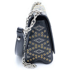 Louis Vuitton Epi Twist MM 2-Way Chain Shoulder Bag Black Leather Silver — view 3