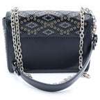 Louis Vuitton Epi Twist MM 2-Way Chain Shoulder Bag Black Leather Silver — view 2