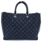 Louis Vuitton Monogram Grand Sac Jacquard Leather Tote Black — view 2