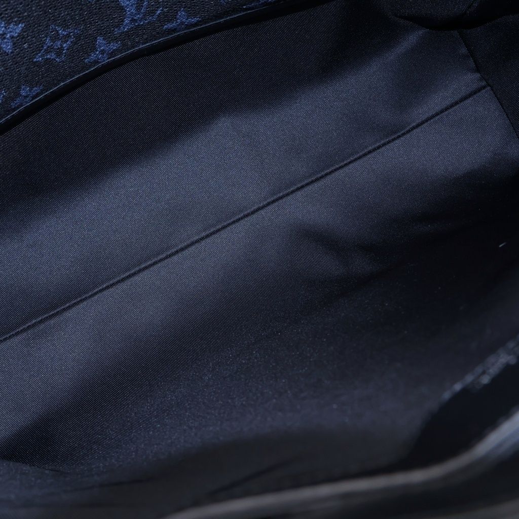 Louis Vuitton Monogram Grand Sac Jacquard Leather Tote Black — view 7