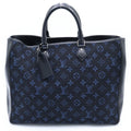 Louis Vuitton Monogram Grand Sac Jacquard Leather Tote Black