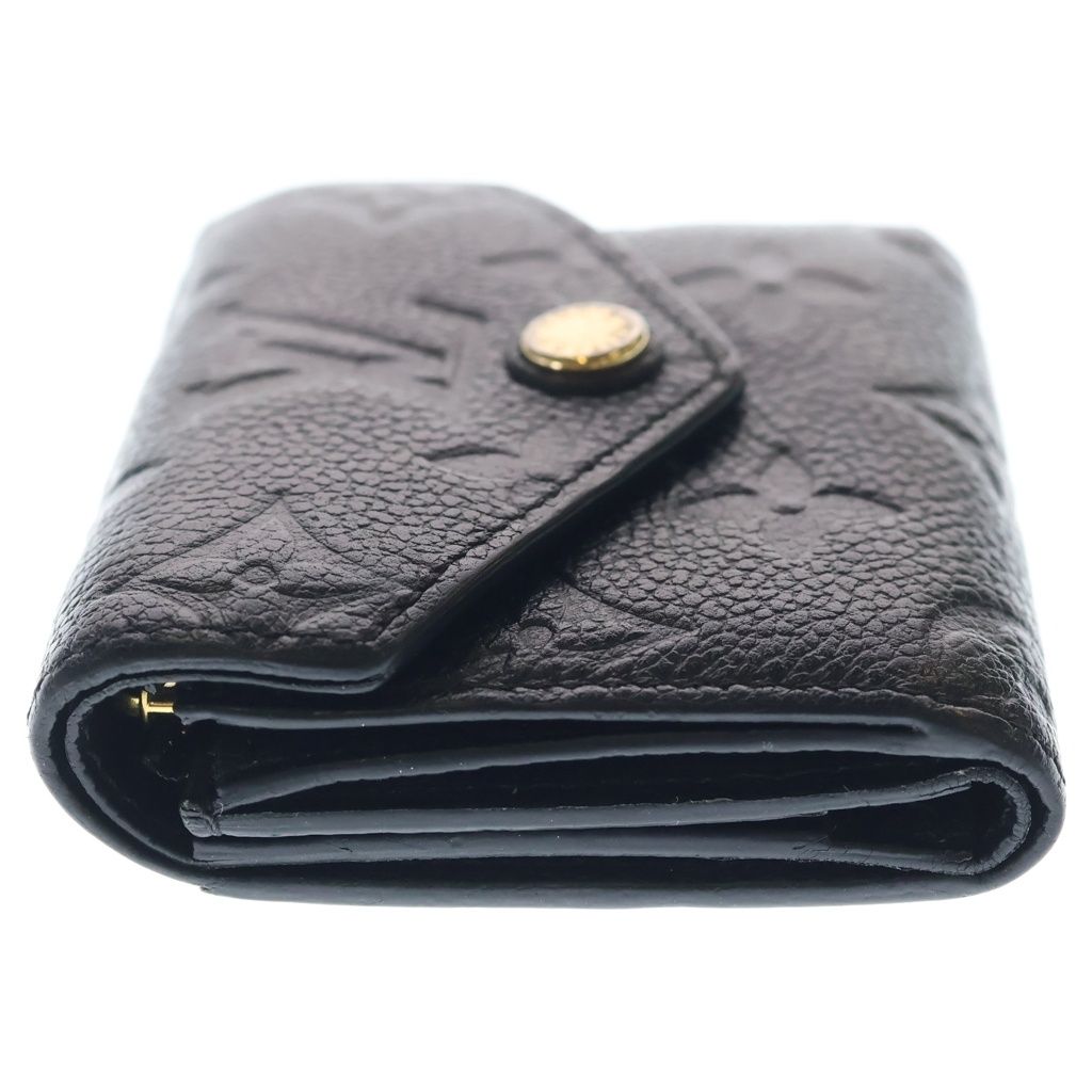 Louis Vuitton Empreinte Portefeuille Zoe Leather Wallet Trifold Gold Black — view 3