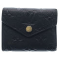 Louis Vuitton Empreinte Portefeuille Zoe Leather Wallet Trifold Gold Black