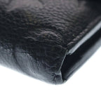Louis Vuitton Empreinte Portefeuille Zoe Leather Wallet Trifold Gold Black — view 4