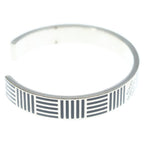 Louis Vuitton Damier Color Bracelet Silver Black Metal — view 3
