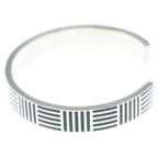 Louis Vuitton Damier Color Bracelet Silver Black Metal — view 4