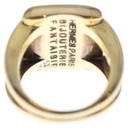Hermes Bijouterie Fantaisie Corozo Ring Gold — view 6