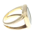 Hermes Bijouterie Fantaisie Corozo Ring Gold — view 3