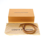 Louis Vuitton Monogram Pochette Liv Chain Shoulder Bag Clutch Brown Gold — view 8