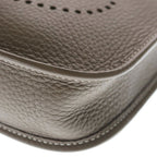Hermes Evelyne TPM Etoupe Taurillon Clemence Leather Shoulder Bag Gold Brown — view 5
