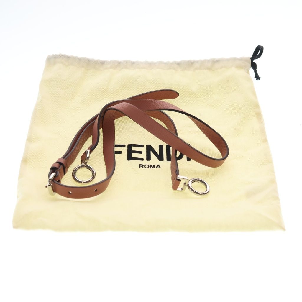 Fendi Peekaboo Petit Eye Leather 2-Way Bag Silver Pink — view 8